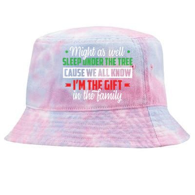 Christmas Humor Favorite Person Funny Christmas Tie-Dyed Bucket Hat