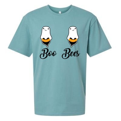 Cool Halloween Funny Gift Boo Bees Gift Sueded Cloud Jersey T-Shirt