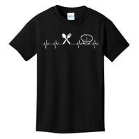 Chef Heartbeat Funny Culinary Chef Gift Cooking Lover TShirt Kids T-Shirt