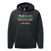 Christmas Humor Favorite Person Funny Christmas Performance Fleece Hoodie