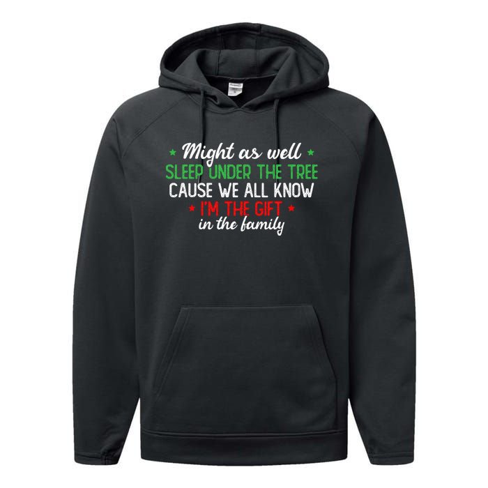 Christmas Humor Favorite Person Funny Christmas Performance Fleece Hoodie