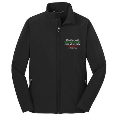 Christmas Humor Favorite Person Funny Christmas Core Soft Shell Jacket