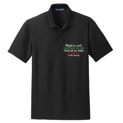 Christmas Humor Favorite Person Funny Christmas Dry Zone Grid Polo