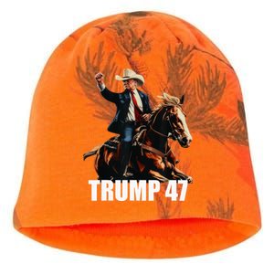 Cow Hat For Trump 2024 Horses Cow Women Trump 4 47 Kati - Camo Knit Beanie