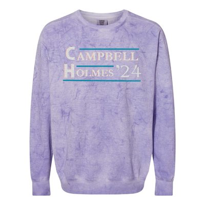 Campbell Holmes For President Colorblast Crewneck Sweatshirt