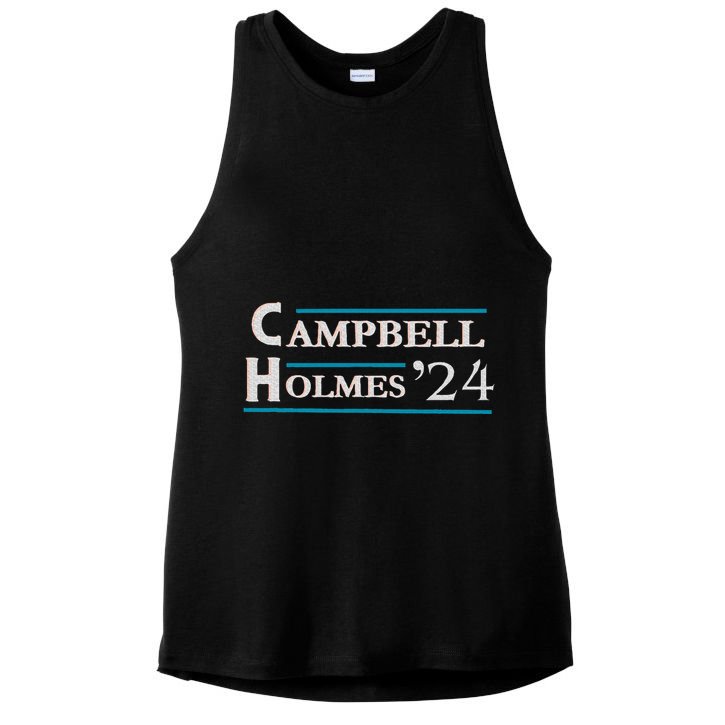 Campbell Holmes For President Ladies PosiCharge Tri-Blend Wicking Tank