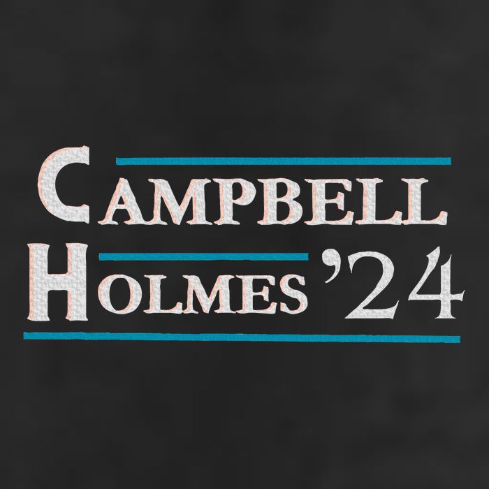 Campbell Holmes For President Adult Drive Performance Visor