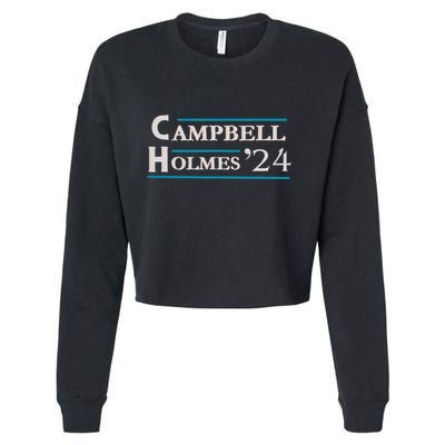 Campbell Holmes For President Cropped Pullover Crew