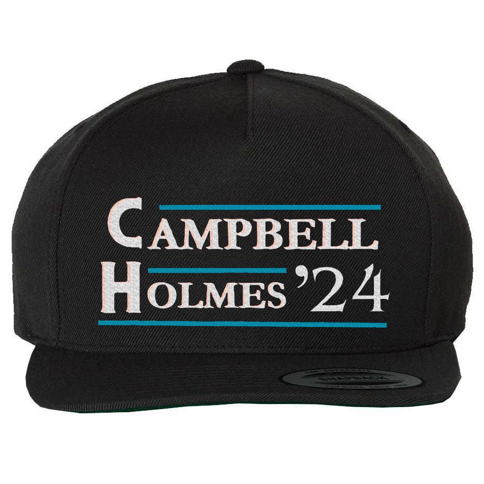 Campbell Holmes For President Wool Snapback Cap