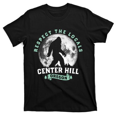 Center Hill Florida Respect the Locals Bigfoot Swamp Ape T-Shirt