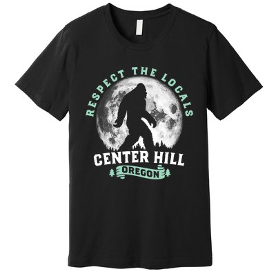 Center Hill Florida Respect the Locals Bigfoot Swamp Ape Premium T-Shirt