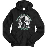 Center Hill Florida Respect the Locals Bigfoot Swamp Ape Tie Dye Hoodie