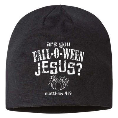 Christian Halloween Fall O Ween Jesus Sustainable Beanie