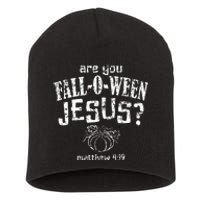 Christian Halloween Fall O Ween Jesus Short Acrylic Beanie