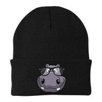 Cool Hippo For Reading Hippopotamus Zoo Beanie