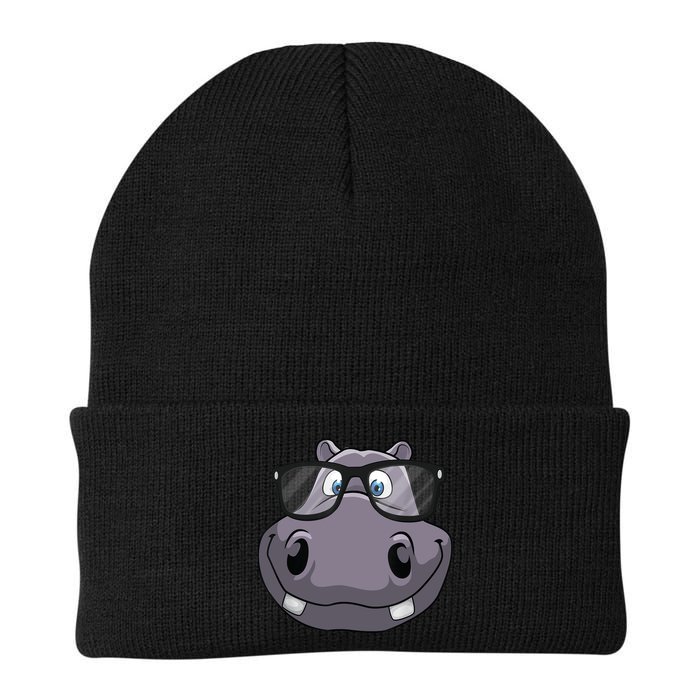 Cool Hippo For Reading Hippopotamus Zoo Beanie