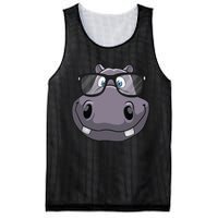 Cool Hippo For Reading Hippopotamus Zoo Mesh Reversible Basketball Jersey Tank