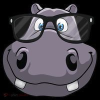 Cool Hippo For Reading Hippopotamus Zoo Sustainable Knit Beanie