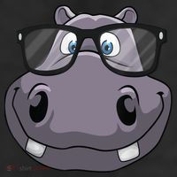 Cool Hippo For Reading Hippopotamus Zoo Trucker Hat