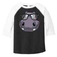 Cool Hippo For Reading Hippopotamus Zoo Toddler Fine Jersey T-Shirt