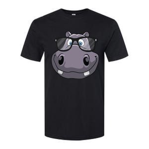 Cool Hippo For Reading Hippopotamus Zoo Softstyle CVC T-Shirt