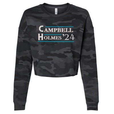 Campbell Holmes For President Cropped Pullover Crew