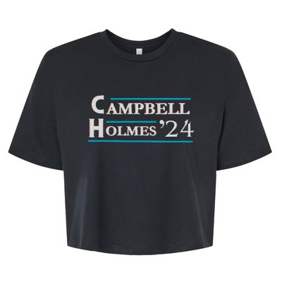 Campbell Holmes For President Bella+Canvas Jersey Crop Tee