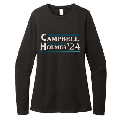 Campbell Holmes For President Womens CVC Long Sleeve Shirt