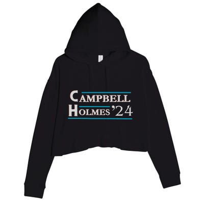 Campbell Holmes For President Crop Fleece Hoodie