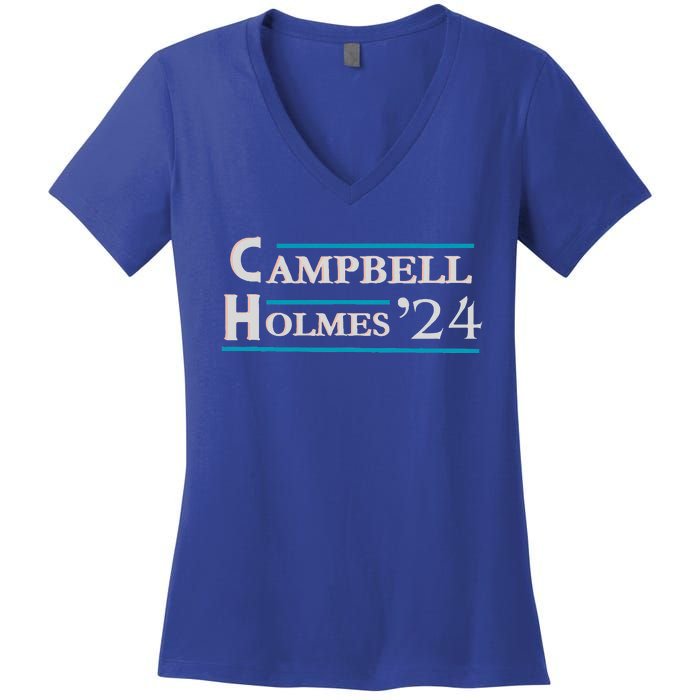 Campbell Holmes For President Women's V-Neck T-Shirt