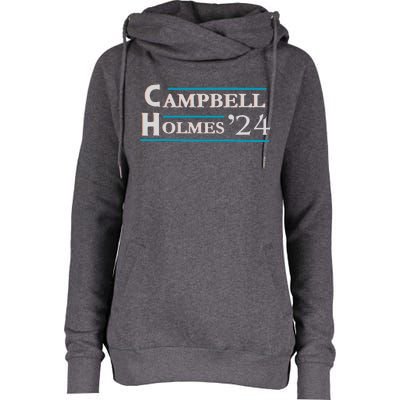 Campbell Holmes For President Womens Funnel Neck Pullover Hood