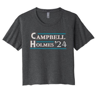 Campbell Holmes For President Women's Crop Top Tee