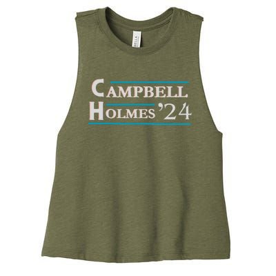 Campbell Holmes For President Women's Racerback Cropped Tank