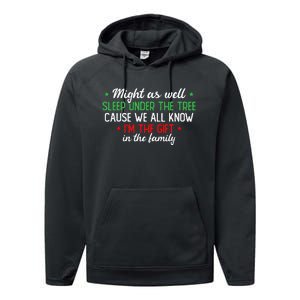 Christmas Humor Favorite Person Funny Christmas Performance Fleece Hoodie