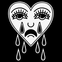 Crying Heart Flash Alternative Traditional Tattoo Artist Emo Cooling Performance Crew T-Shirt