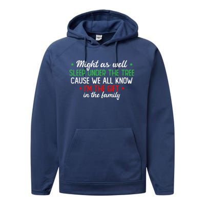 Christmas Humor Favorite Person Funny Christmas Performance Fleece Hoodie