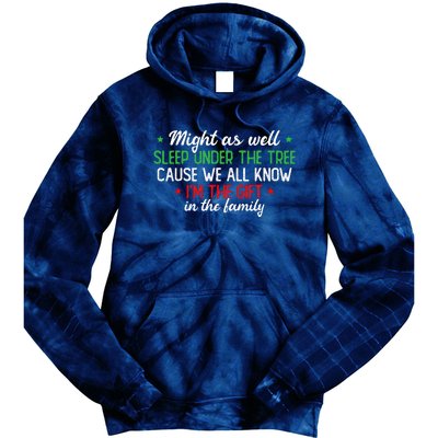 Christmas Humor Favorite Person Funny Christmas Tie Dye Hoodie