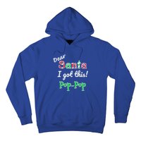 Christmas Holiday Family Santa PoppopS Got This Great Gift Hoodie