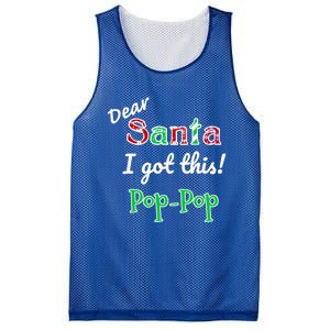 Christmas Holiday Family Santa PoppopS Got This Great Gift Mesh Reversible Basketball Jersey Tank