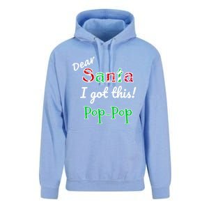 Christmas Holiday Family Santa PoppopS Got This Great Gift Unisex Surf Hoodie