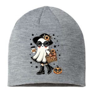 Cute Halloween For Women Halloween Ghost Coffee Sustainable Beanie