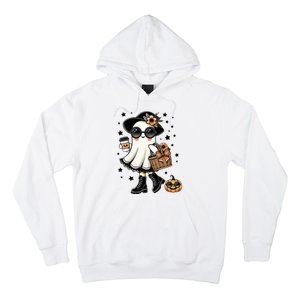 Cute Halloween For Women Halloween Ghost Coffee Hoodie