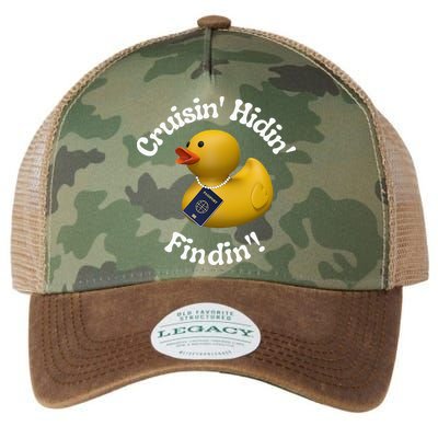 Cruising Hiding Finding Rubber Ducks Passport Hunt Hide Find Legacy Tie Dye Trucker Hat