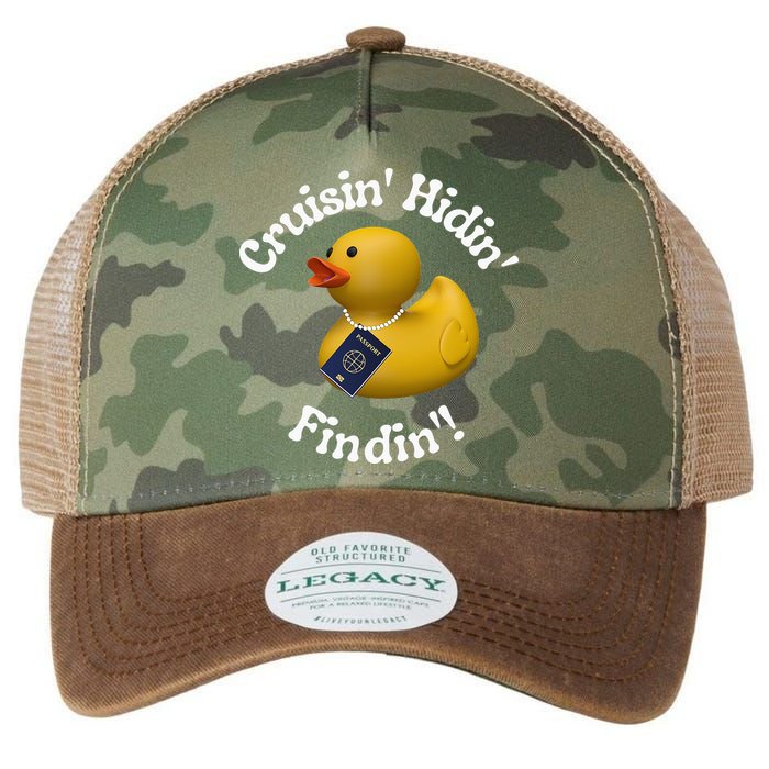 Cruising Hiding Finding Rubber Ducks Passport Hunt Hide Find Legacy Tie Dye Trucker Hat