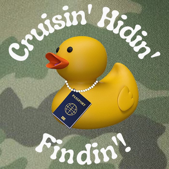 Cruising Hiding Finding Rubber Ducks Passport Hunt Hide Find Legacy Tie Dye Trucker Hat