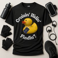 Cruising Hiding Finding Rubber Ducks Passport Hunt Hide Find Performance Shirt