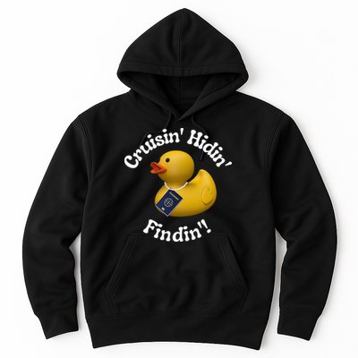 Cruising Hiding Finding Rubber Ducks Passport Hunt Hide Find Hoodie