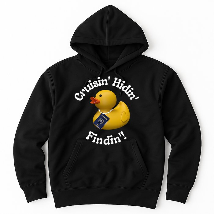 Cruising Hiding Finding Rubber Ducks Passport Hunt Hide Find Hoodie