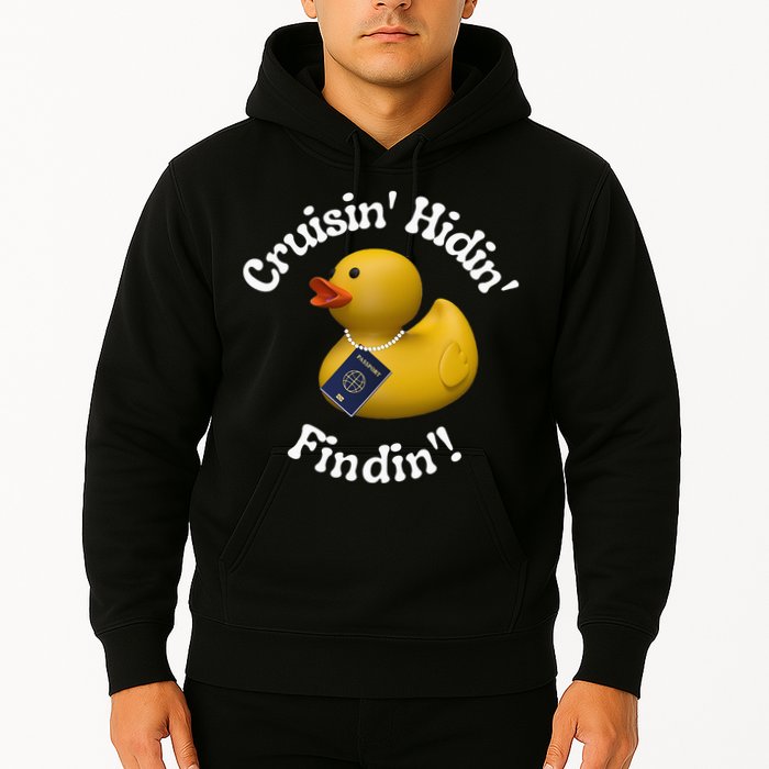 Cruising Hiding Finding Rubber Ducks Passport Hunt Hide Find Hoodie