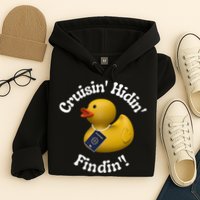 Cruising Hiding Finding Rubber Ducks Passport Hunt Hide Find Hoodie